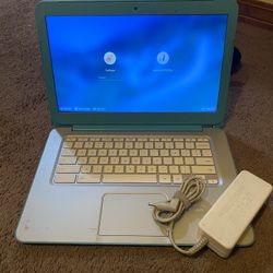 Blue HP Chromebook