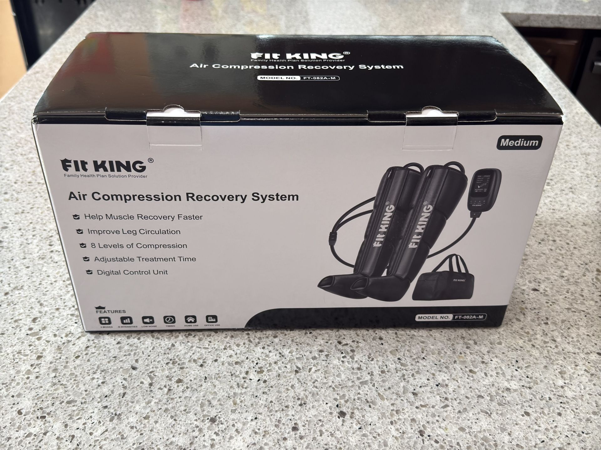 FIT KING Air Compression Recovery System for Athletes, Dynamic Compression Massage Boots