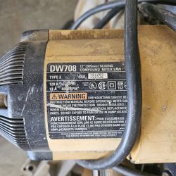 DeWalt Miter Saw DW708