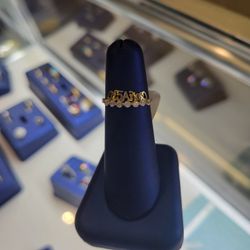 Sweet 15 Ring Size 7  14 K Yellow Gold 