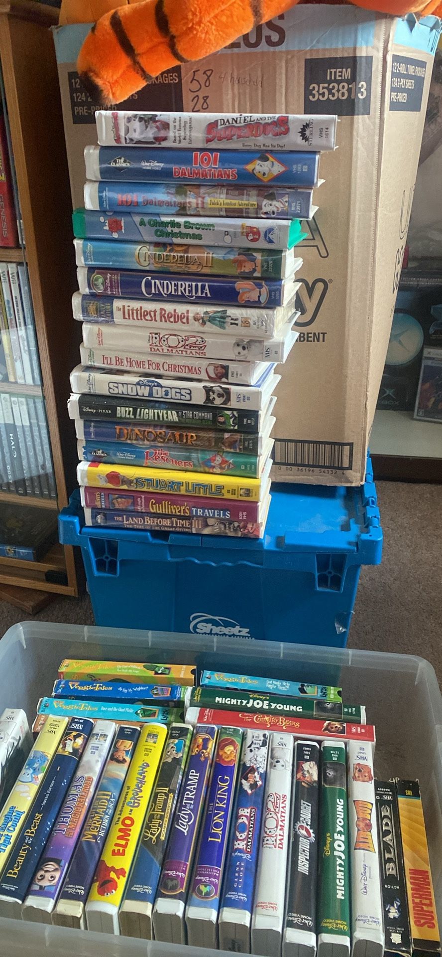 Disney And Other Vhs Tapes