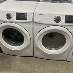 Samsung FrontLoad Washer And Electric Dryer 