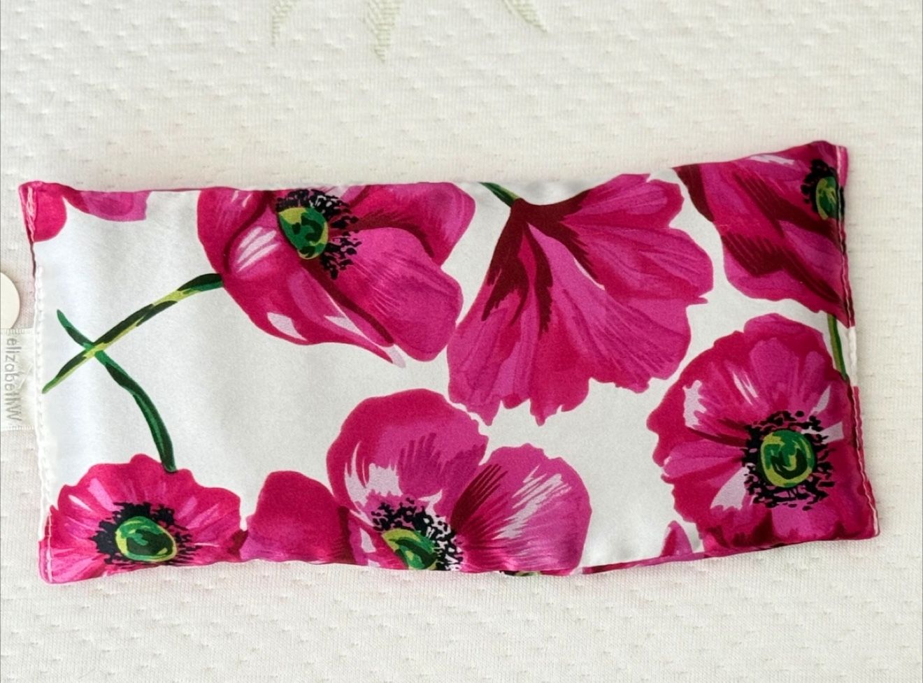 New - elizabethW Lavender Filled Eye Pillow - Floral