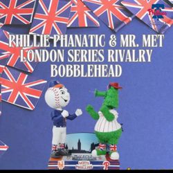 Phillie Phanatic Vs Mr. Met Bobblehead    /200