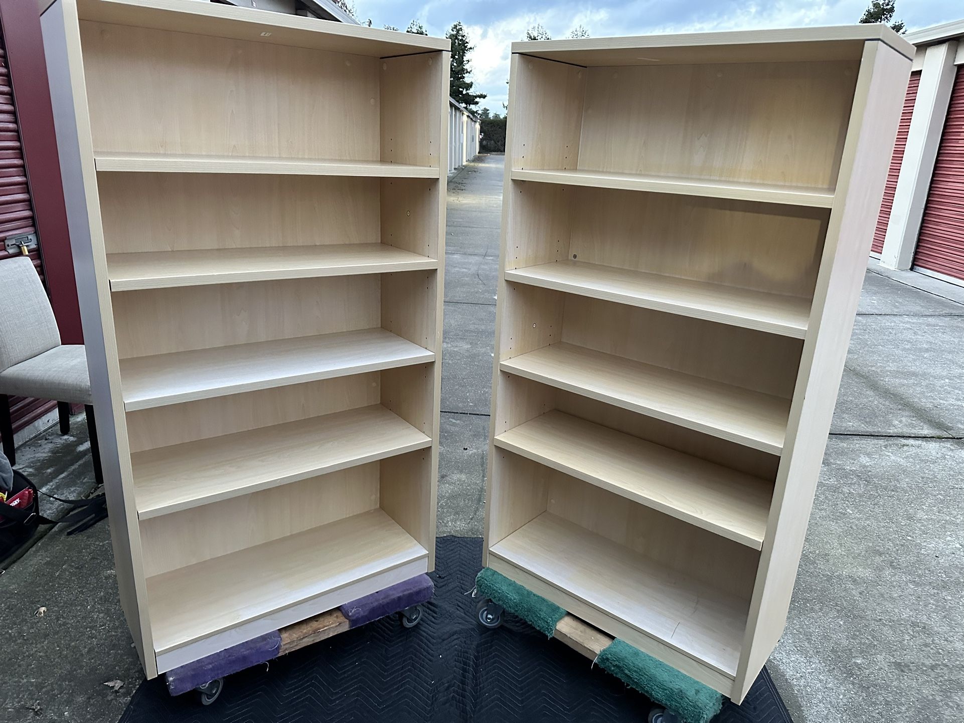 Light Wood Book Shelves 