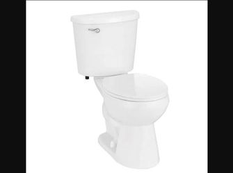 NEW! SEASONS Round All-In-One Toilet, 0.8 GPF 12″ Rough ADA