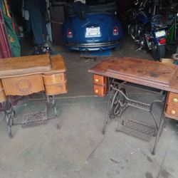Sewing machine tables $25 each.