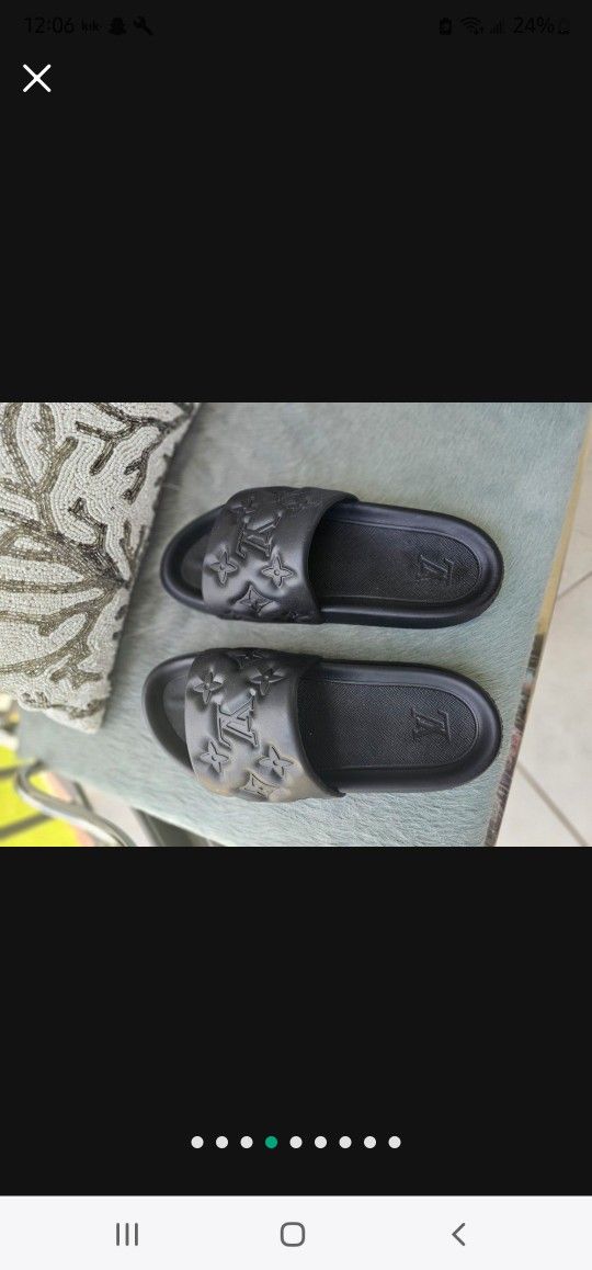 MENS SANDLES SIZE 10 BLACK Clothing