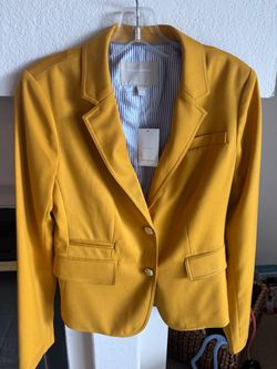 Banana Republic Yellow Blazer with Tags