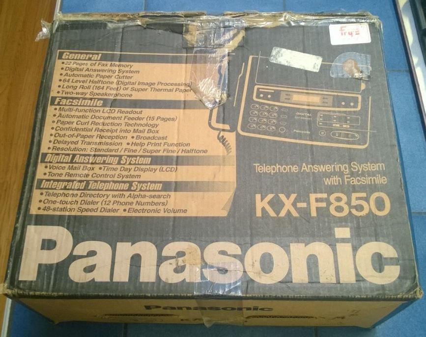 Panasonic KX-F850 Fax-Telefphone-Answering Machine