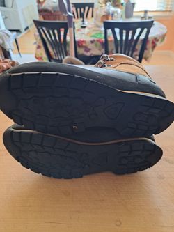 Junior shell toe euro hiker boot.