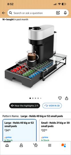 Nespresso Vertuo Pods Holder