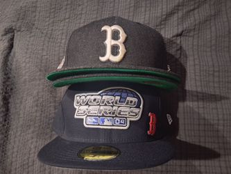 Boston Red Sox New Era Fitted Hats  7 3/4 $25 each Or 2 for $45