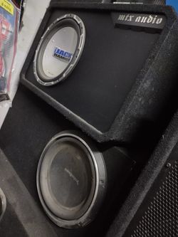 SPEAKERS 12" P3 AND MTX JACK HAMMER 