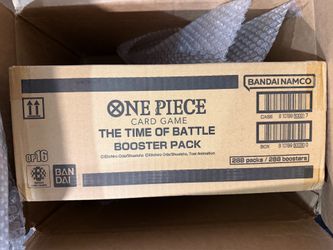 Brand new sealed booster box case OP16 OP-16 The Time of Battle