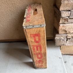Vintage Wooden Pepsi Crate 