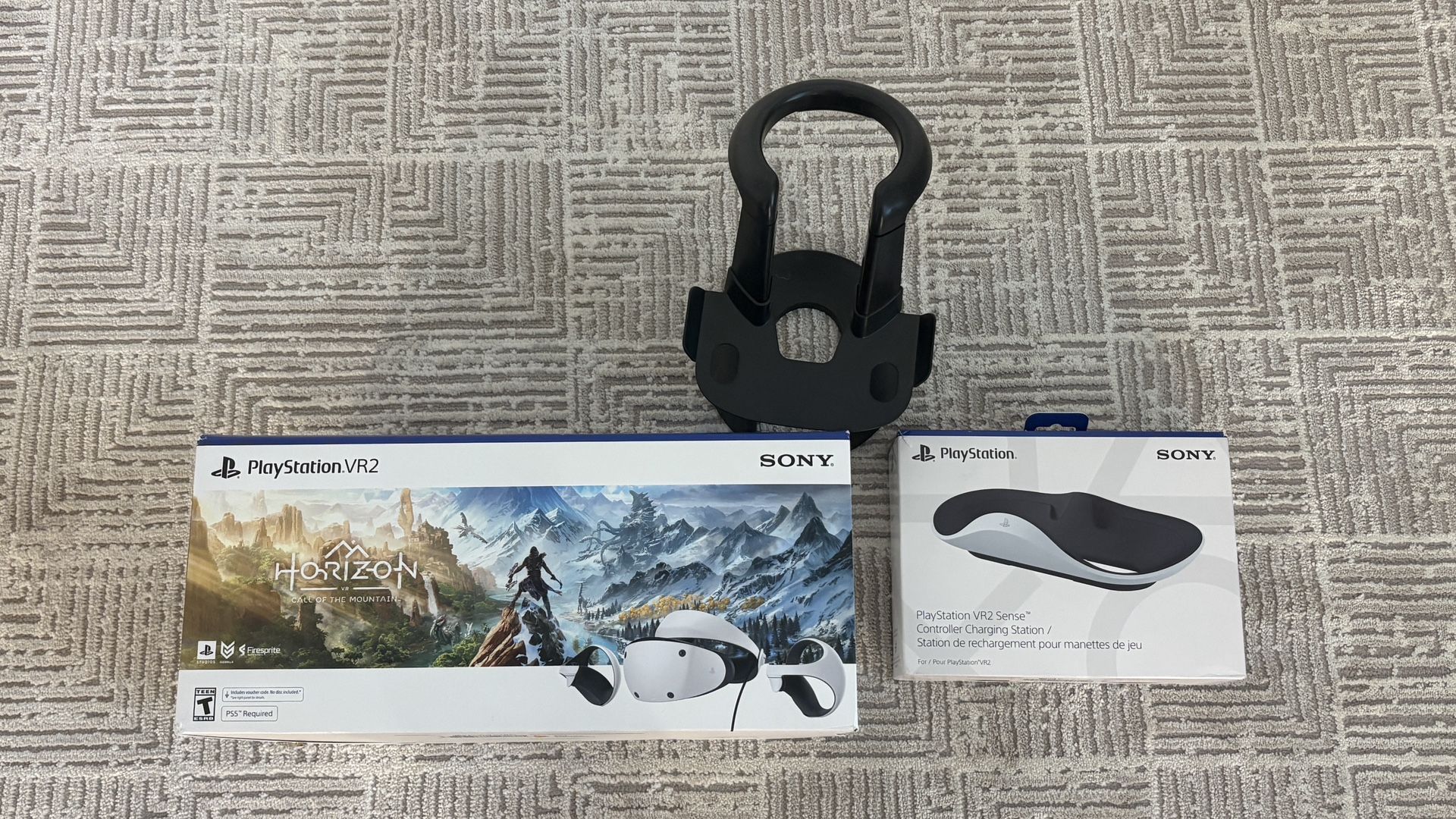 Sony PS5 Playstation VR2 Horizon Bundle Complete with Charging Dock, Game + Headset Stand