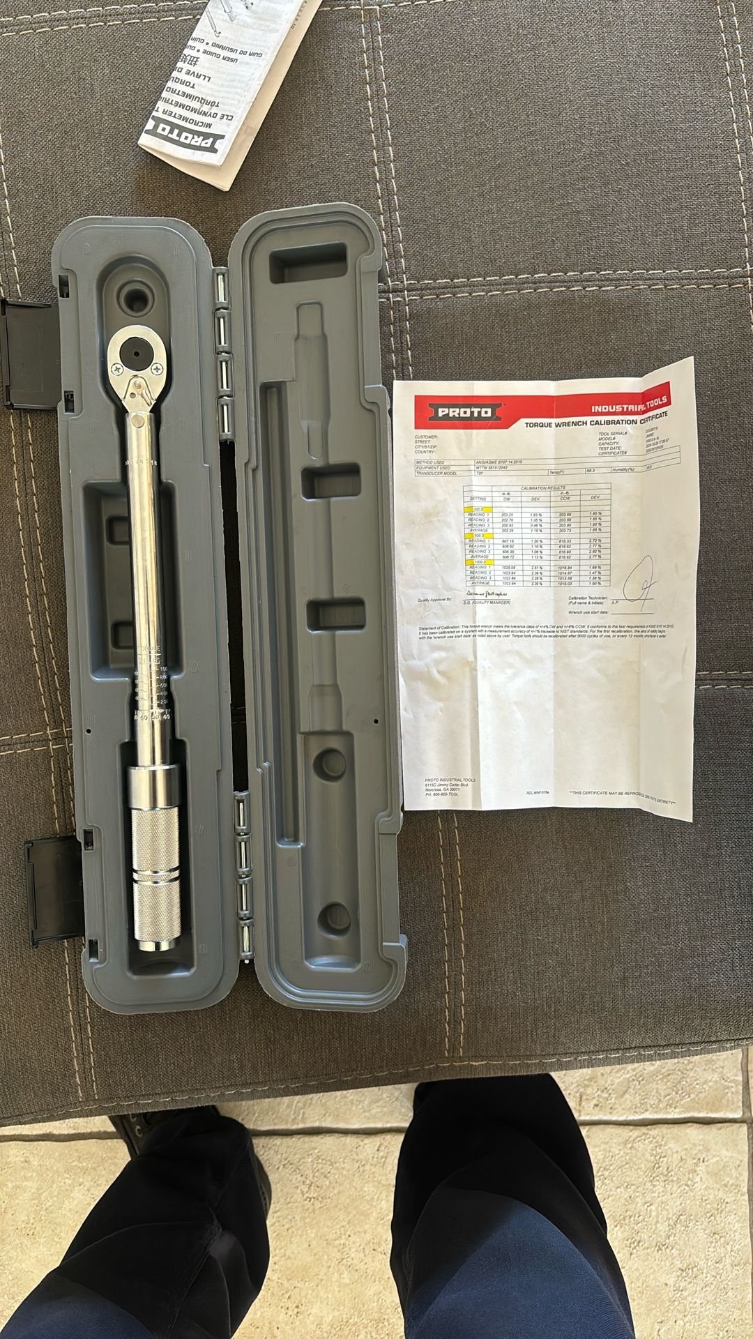 Proto Torque Wrench 3/8