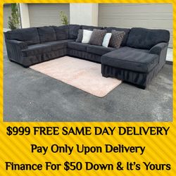 sectional sectionals gray blue grey couch couches