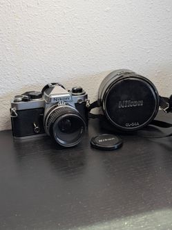 Nikon FE 35mm Film Camera + 50mm f/2 Lens