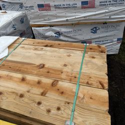 NEW CEDAR LUMBER / NEW WOOD FOR FENCE