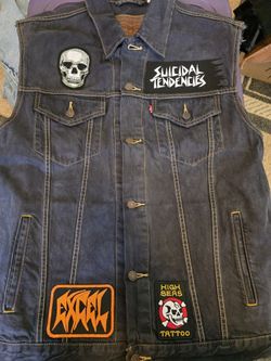 Punk Rock Metal Levi's Vest - 2xl - Suicidal Tendencies