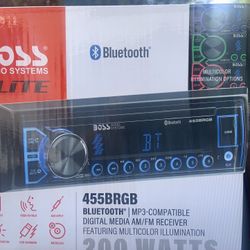Boss Elite Bluetooth Radio New