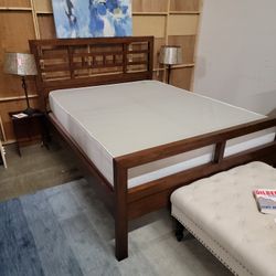 Room & Board Solid Wood Queen Bed Frame