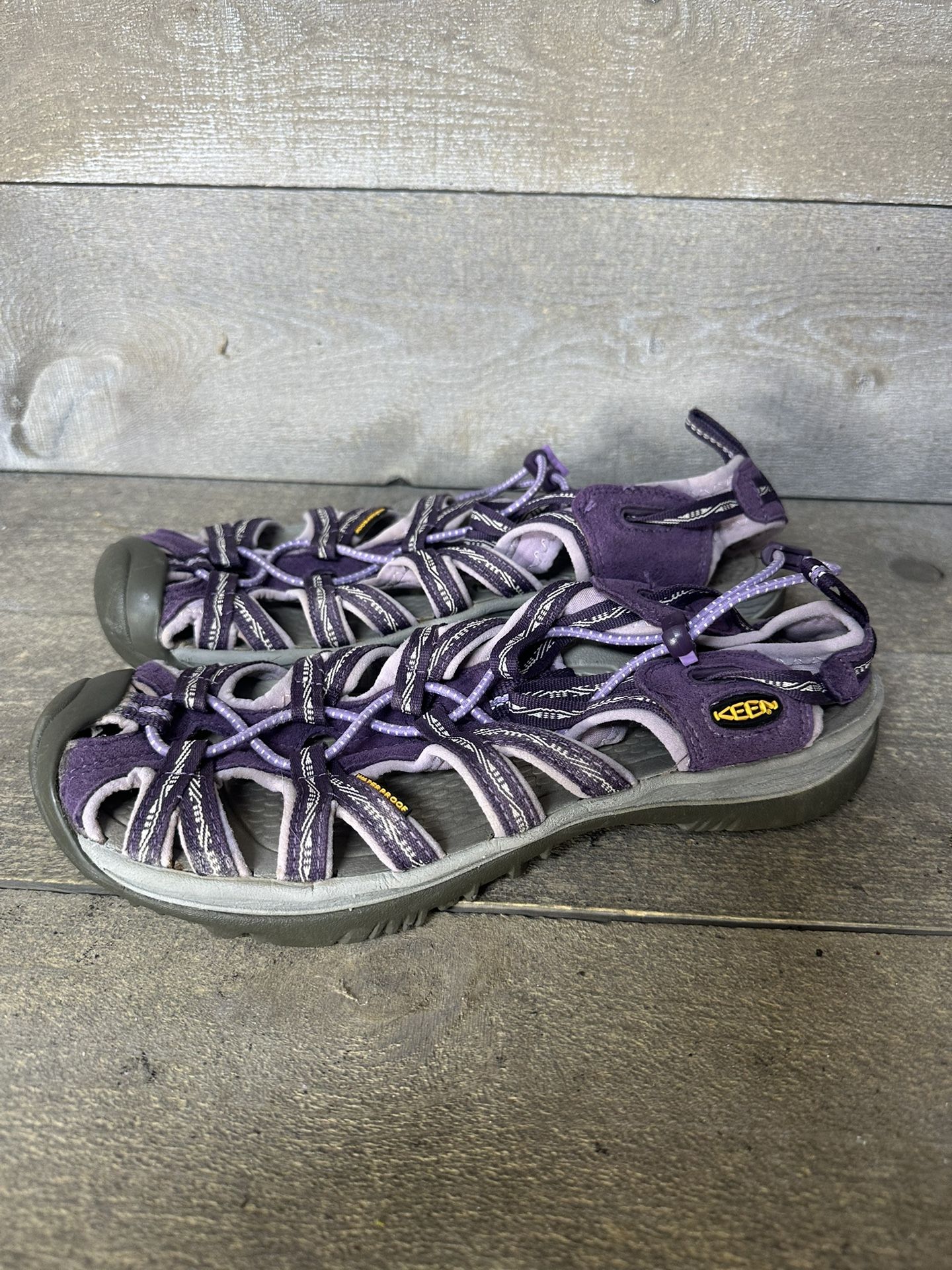 Keen Whisper Women’s Size US 9.5 Outdoor Sport Water Sandal Purple Waterproof