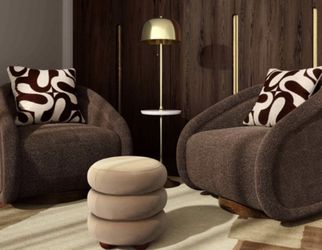 Two Chairs Two Ottomans