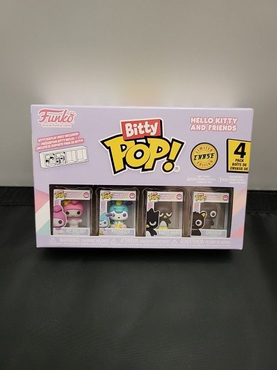 Funko Bitty Pop! Hello Kitty & Friends Series #4 4 Pack W/ Chase (JX)