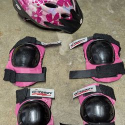 Bell Rally Child Bike Helmets & Kids Protective Gear Set Knee Pads $20