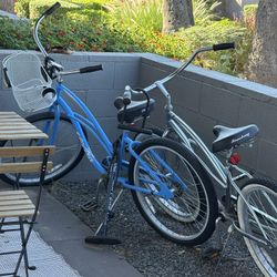 Two Cruiser Bikes 