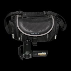 Sony - HDR-CX100 High Definition Handycam Camcorder W/ Sony - LCS-30X Soft Carrying Case