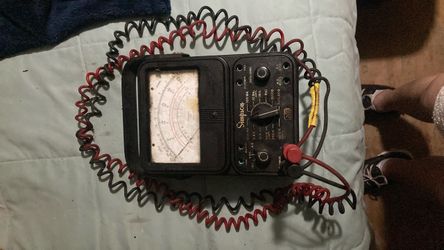 Simpson Analog Multimeter with Test Leads