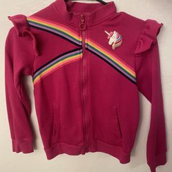 Girl’s Jacket Size 8 Fuchsia Color.