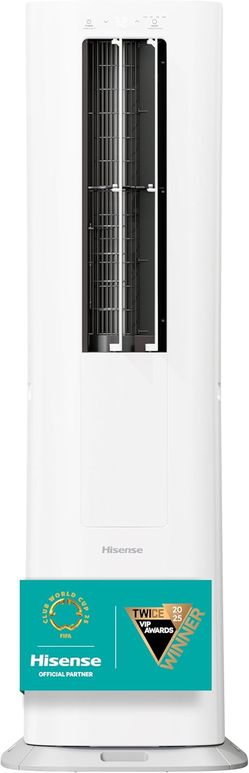 Hisense 8K BTU 4-in-1 Quiet Portable Tower Air Conditioner for Home
