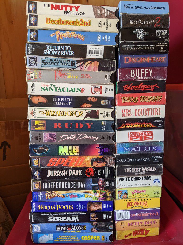 Mixed VHS Tapes  $20. For All 