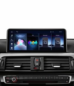 Car Stereo Radio BMW 3 Series F30 X1 F48 2017 2018 2019, Wireless CarPlay Android Auto 10.25” Touch Screen Retains iDrive EVO ID5/ID6