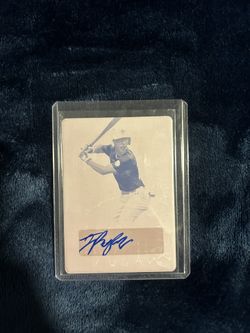 2022 Leaf Perfect Game National Showcase Magenta Plate 1/1 | Card# MA-TJP Metal Auto | Autographed by: TJ Pompey
