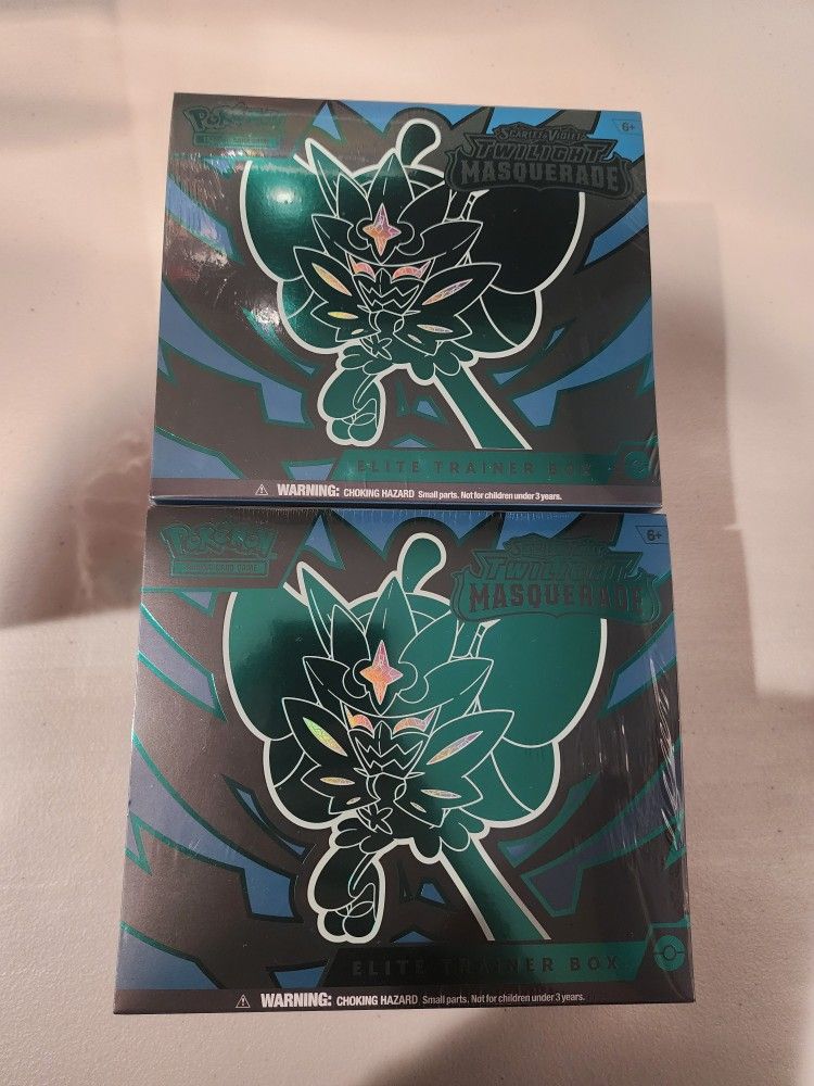 Pokemon Twilight Masquerade ETB Sealed X 2