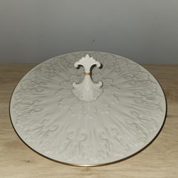 Lenox Chateau Collection Center Handled Ivory Serving Tray