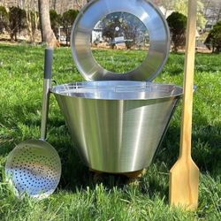 Cazo De 50 Quartos Con Pala Y Colador