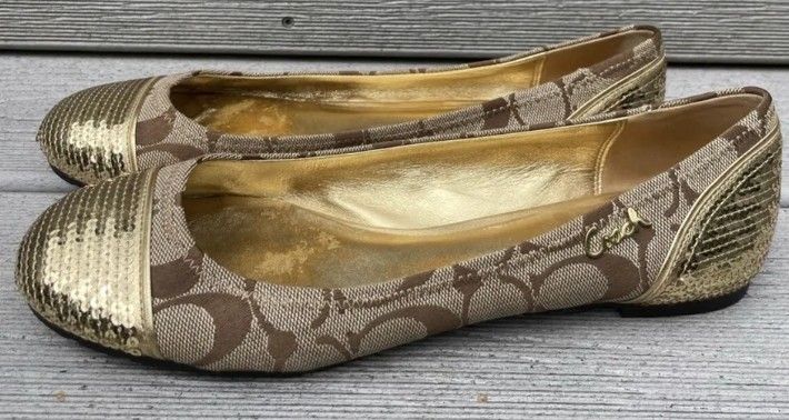 Coach Alina Ballet Flat Women COACH Women's Flat Shoes, Ballerina