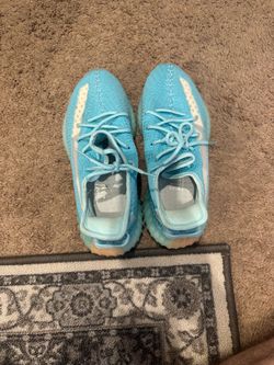 Blue Yeezys