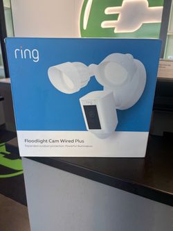 Ring flood light cam wired plus