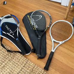 Tennis Rackets - Head Intelligence i.s6, Wilson KFactor Arophite Black, Prince Spectrum Comp Series 110