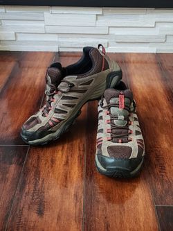 Columbia Men’s North Plains Hiking Shoes Brown Tan Orange US 10