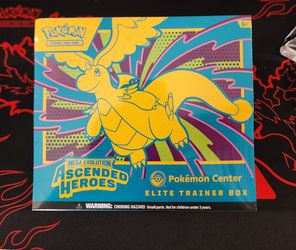 Pokemon Ascended Heroes Pokemon Center Elite Trainer Box ETB
