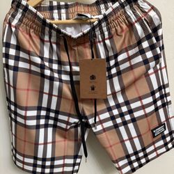 Burberry Plaid Shorts New XL